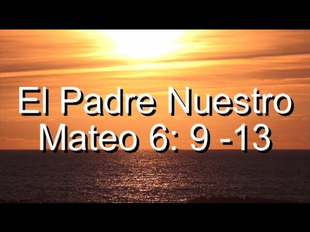 en que parte de la biblia esta el padre nuestro