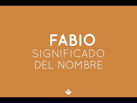 que significa fabio en la biblia