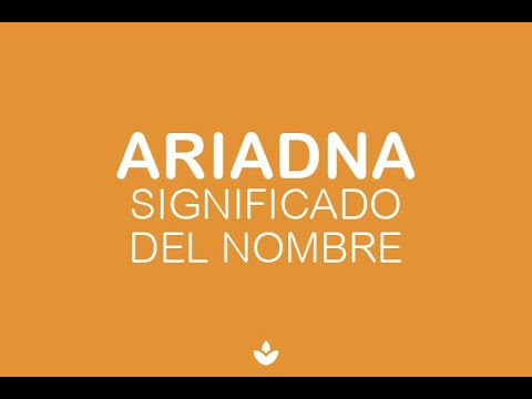 significado de ariadne en la biblia