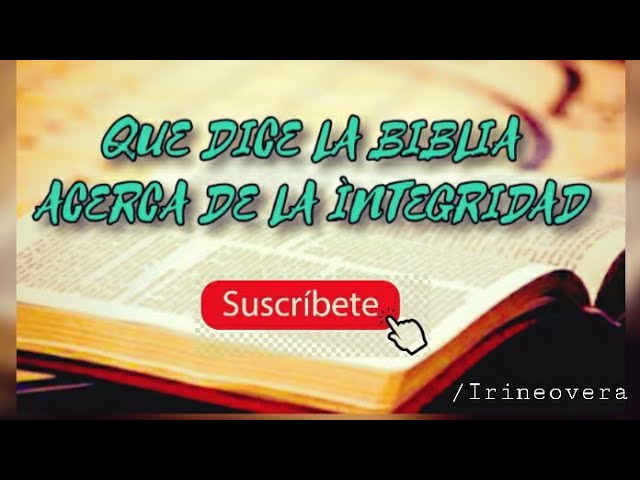 significado de integro en la biblia