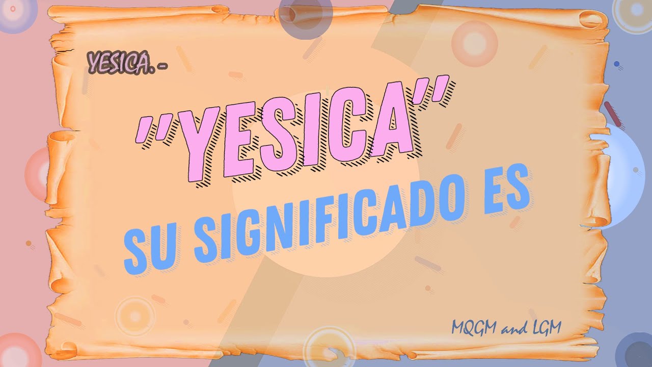 significado de jessica en la biblia