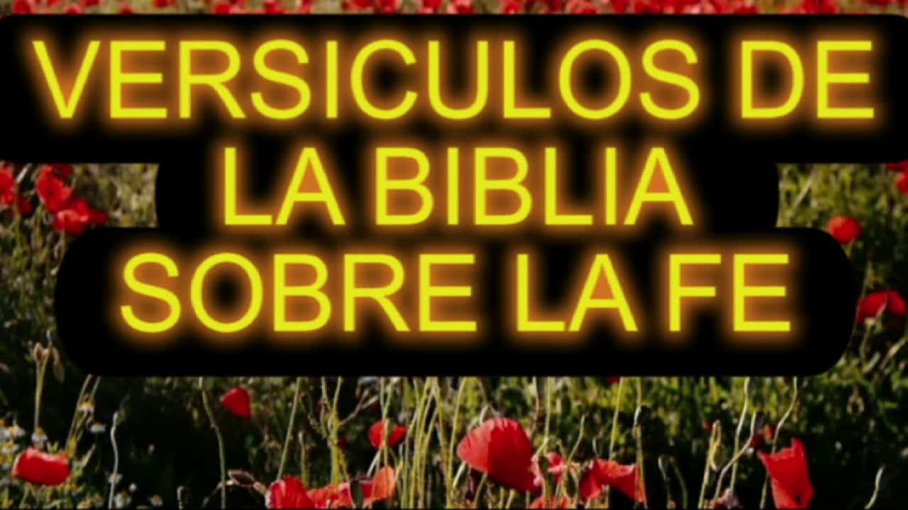 versiculos de fe en la biblia cristiana