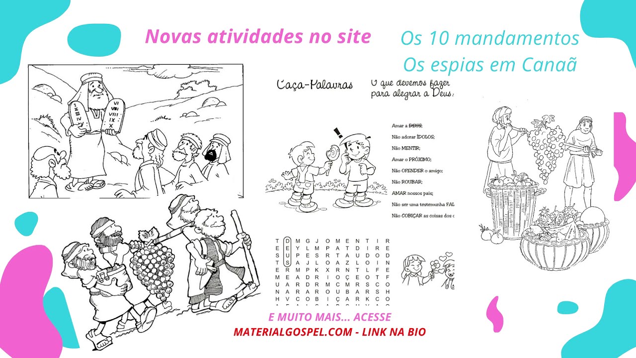 biblia infantil ilustrada para imprimir