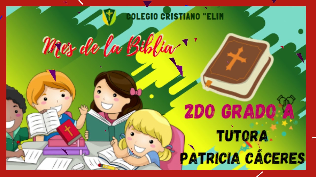 cartel mes de la biblia