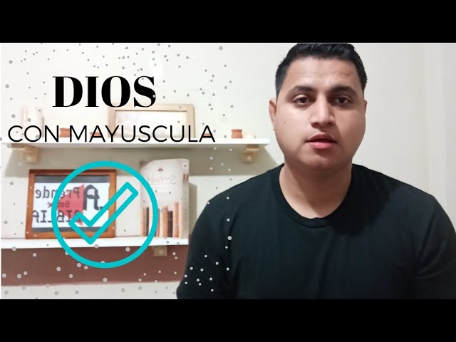 dios en minuscula en la biblia