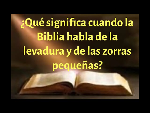 las zorras en la biblia