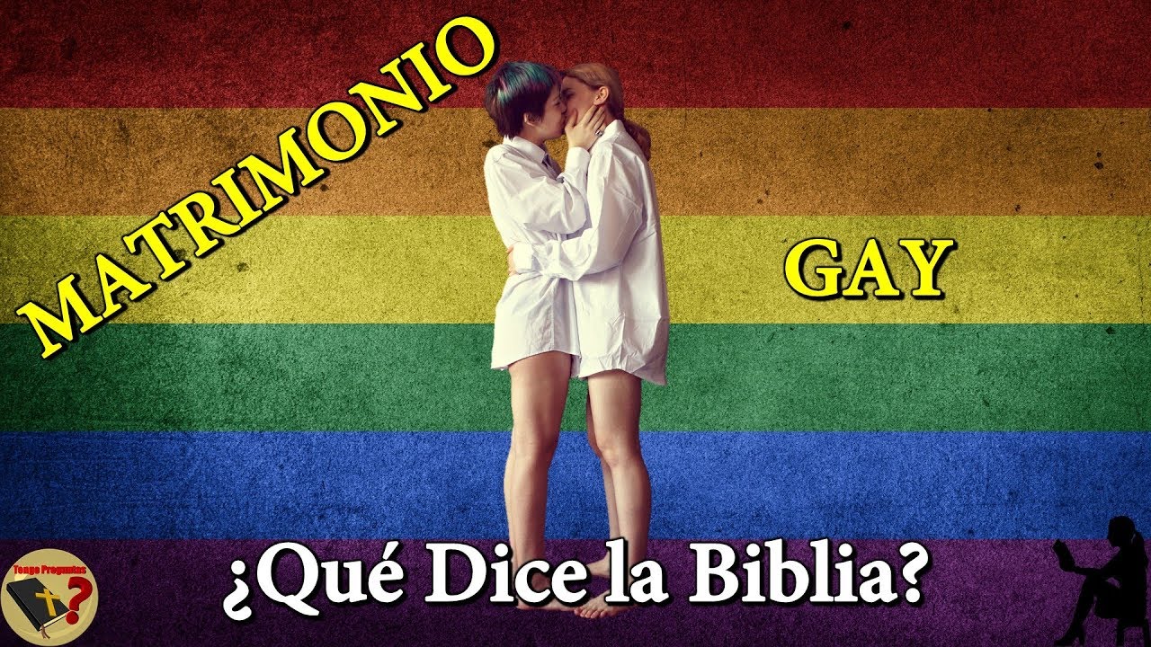 que dice la biblia acerca del matrimonio gay