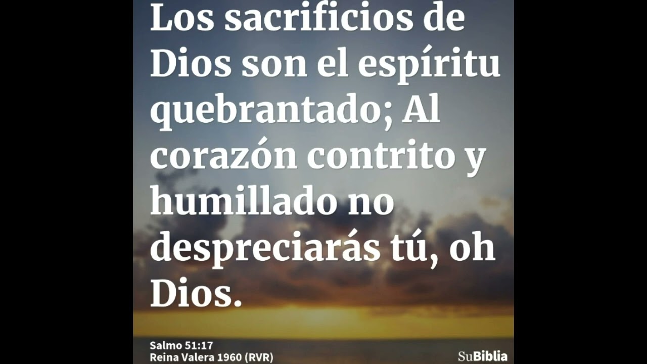 que quiere decir contrito en la biblia