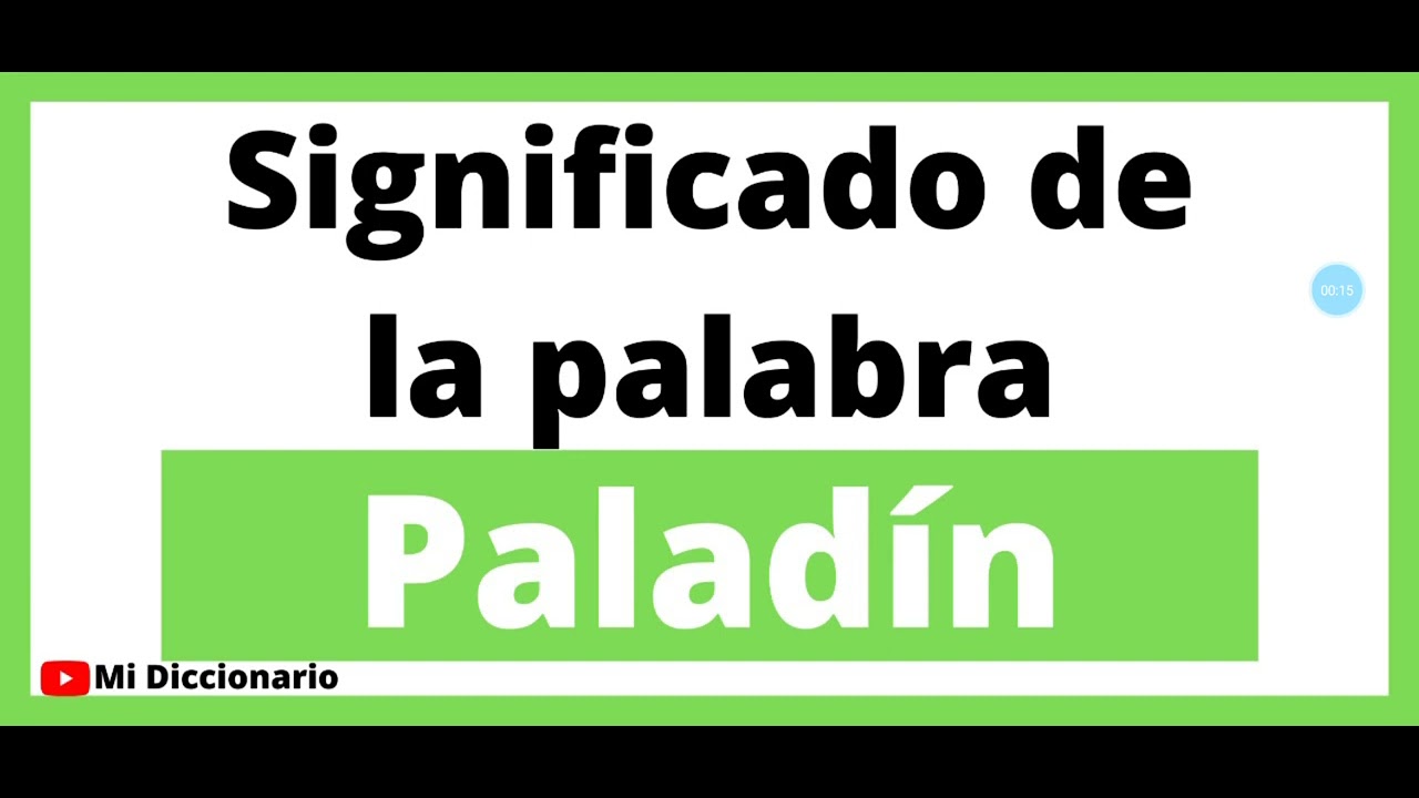 significado de paladin en la biblia