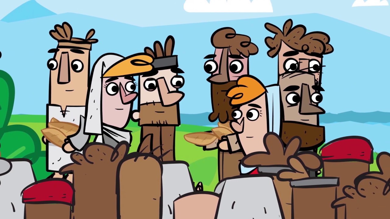 5 panes y dos peces biblia