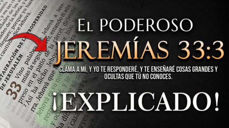 Clama a Mí y Yo Te Responderé: Reflexiones Bíblicas y Su Significado