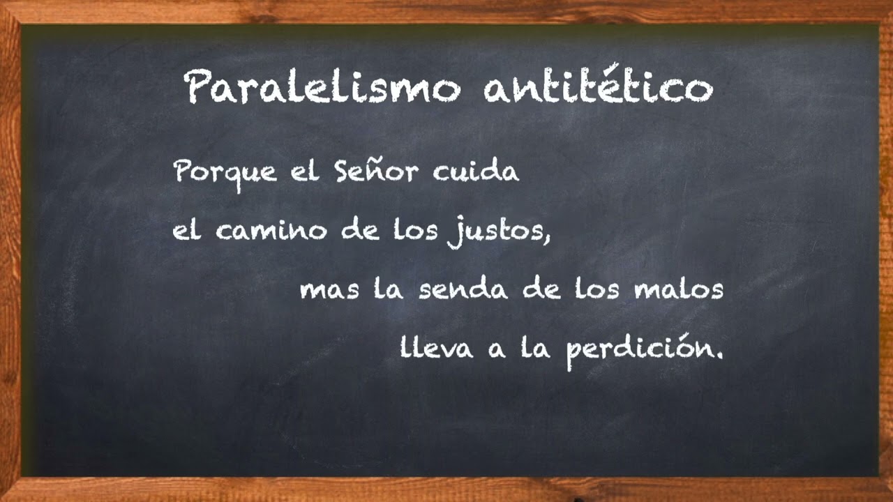 ejemplos de paralelismo en la biblia