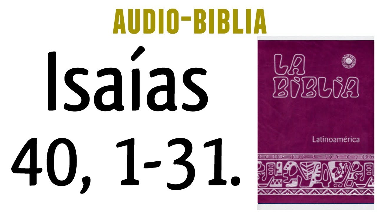 isaias 40 1 5 biblia catolica