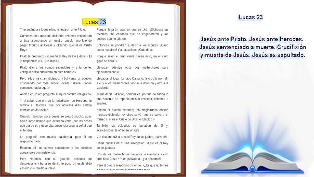 lucas 23 biblia de jerusalen