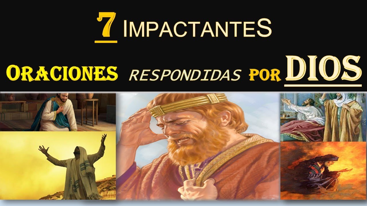 personajes que oraron a dios en la biblia