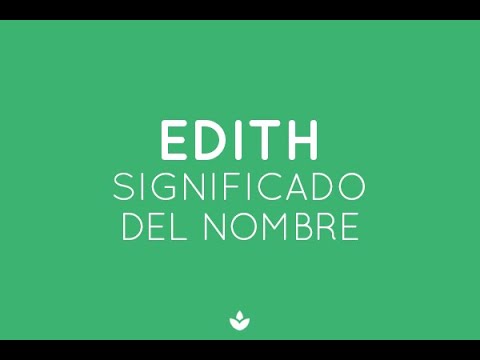 significado de edith en la biblia