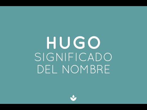 significado de hugo en la biblia