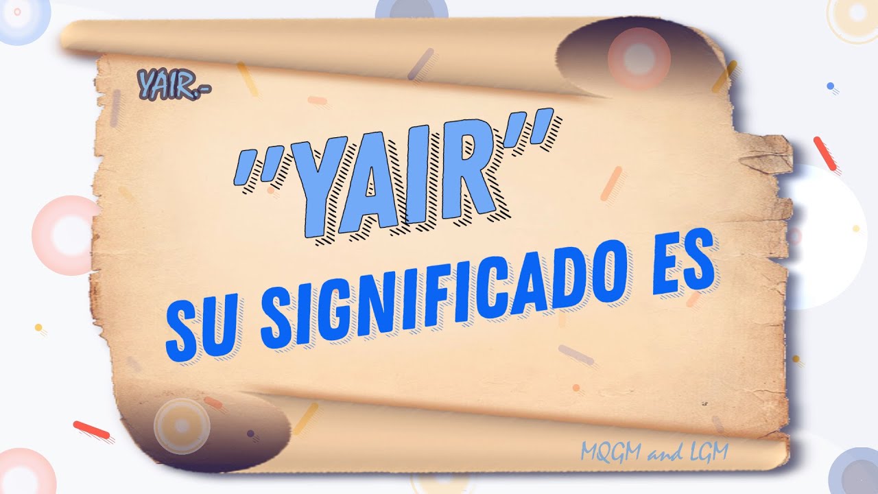 significado de yahir en la biblia