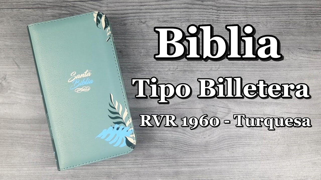 biblia en forma de cartera