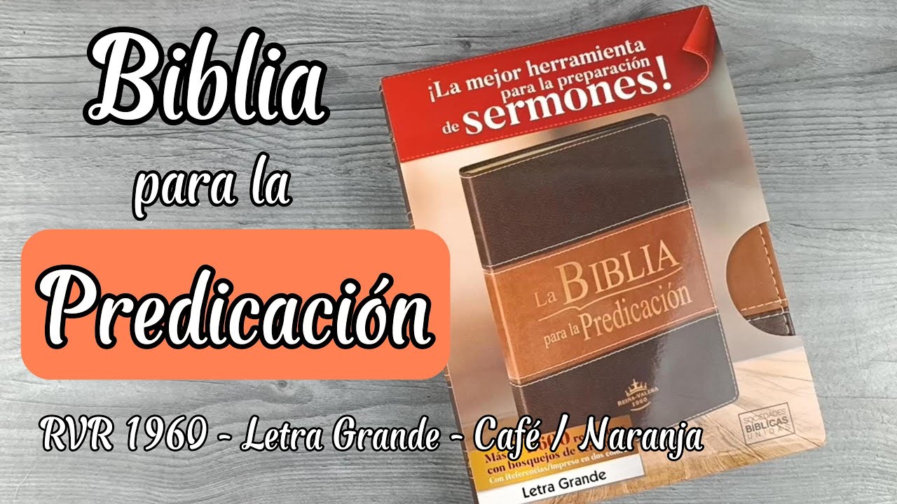 biblia para la predicación letra grande