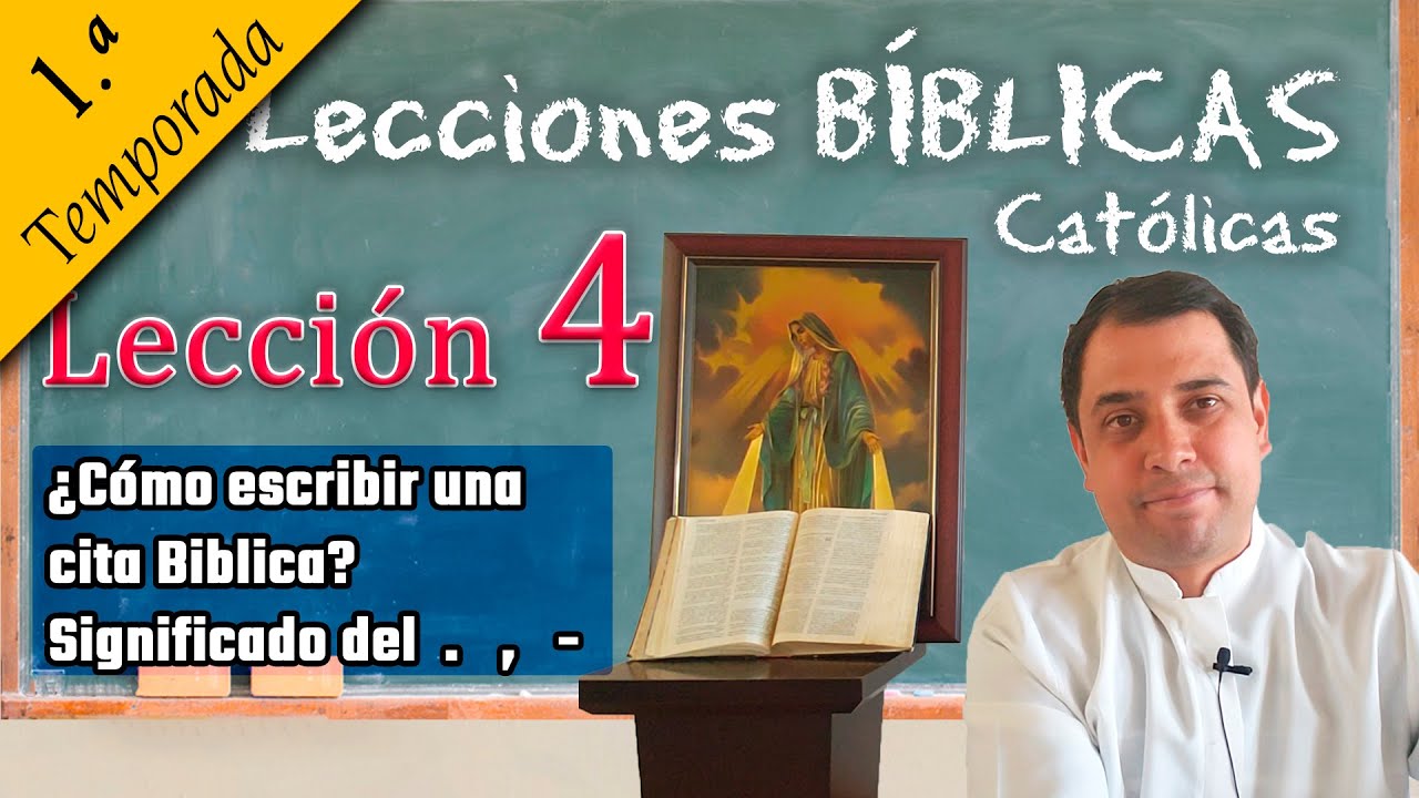 como citar pasajes de la biblia