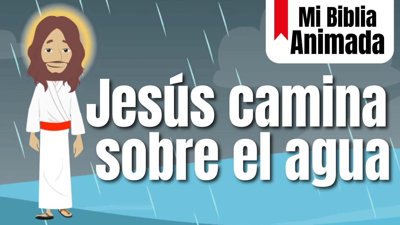 jesus camina sobre las aguas biblia