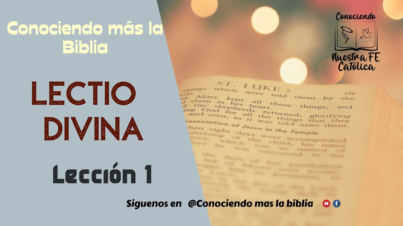 lectura orante de la biblia