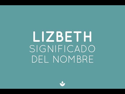 que significa lizbeth en la biblia