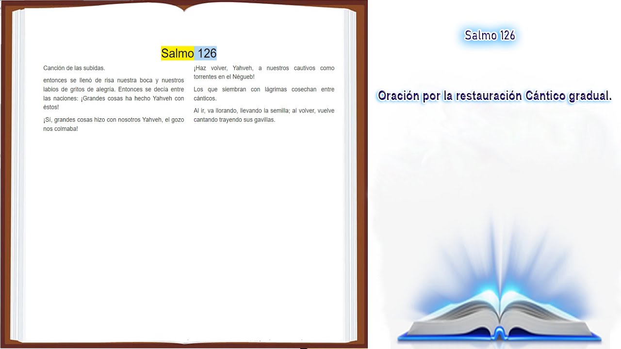 salmo 126 biblia de jerusalen