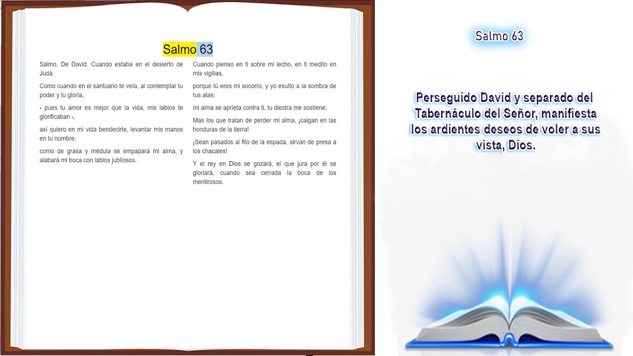 salmo 63 biblia de jerusalen