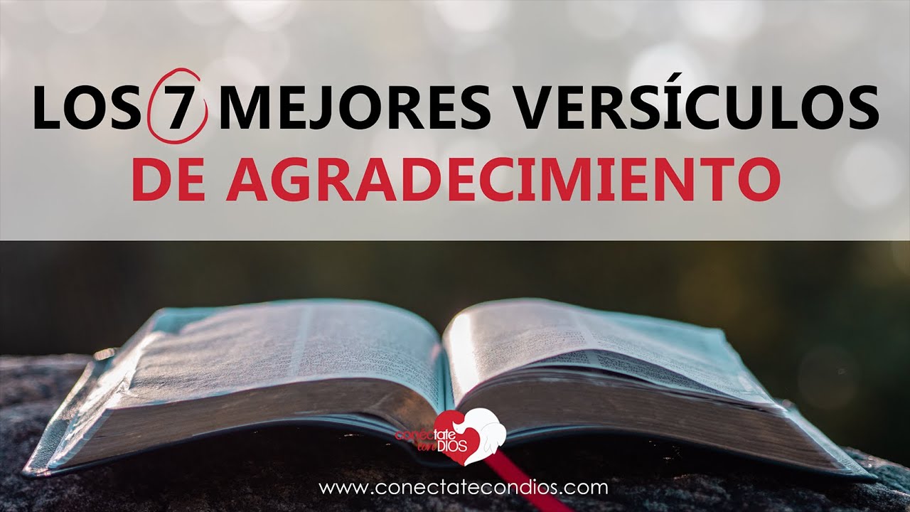 versículo dela biblia de agradecimiento