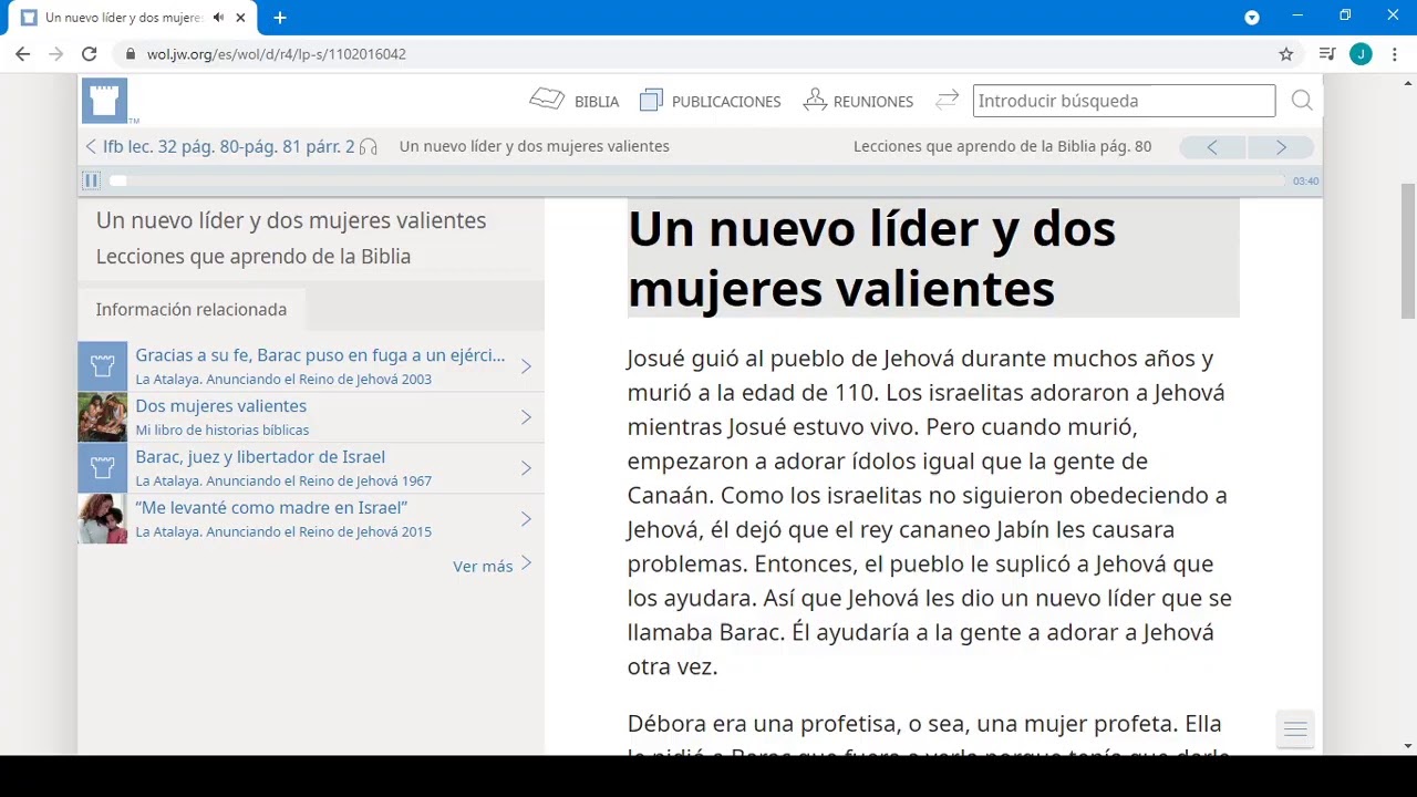 lecciones que aprendo de la biblia