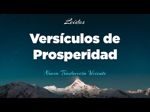 prosperidad economica segun la biblia