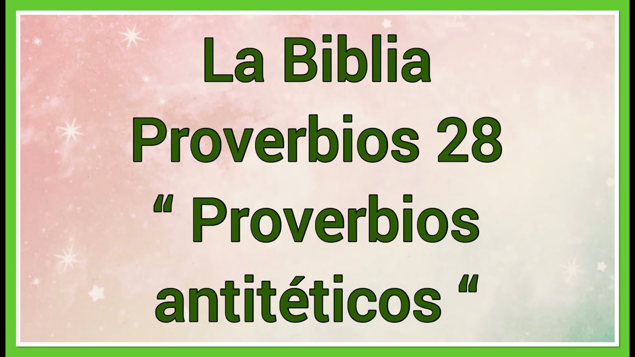 que significa antitéticos en la biblia