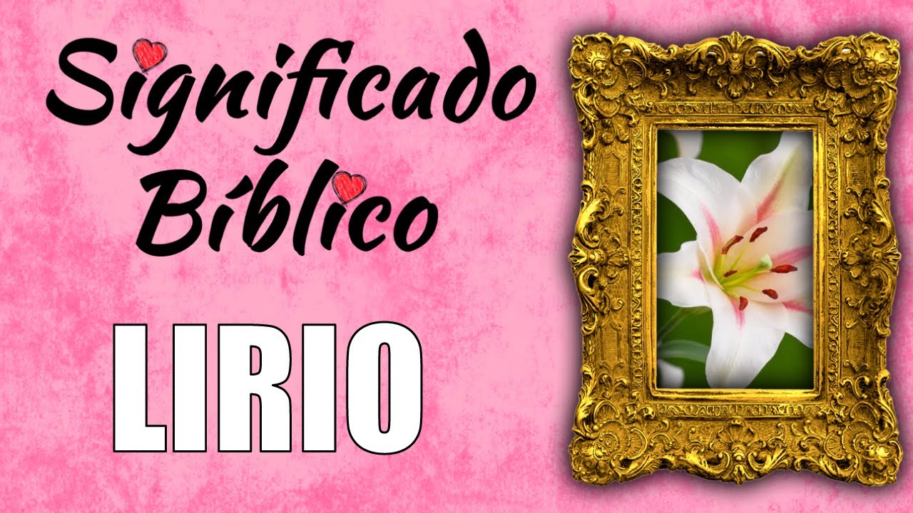 que significa lirio en la biblia