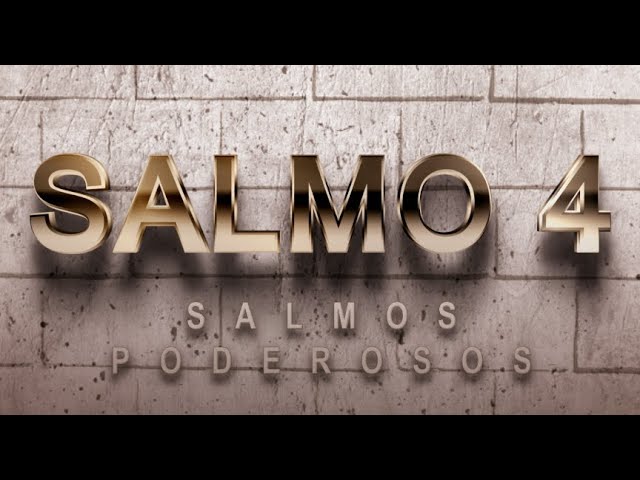 salmo 4 de la biblia catolica