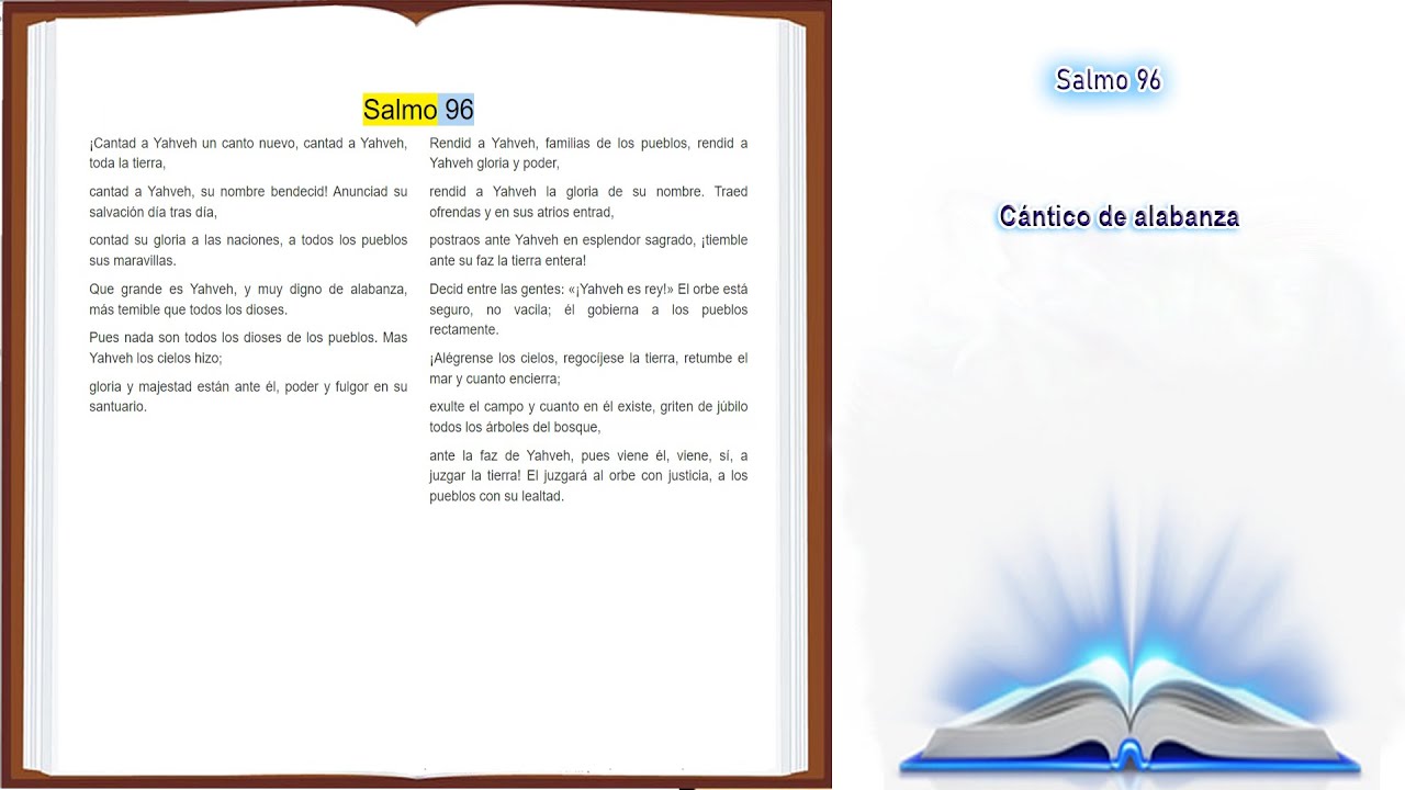 salmo 96 biblia de jerusalen