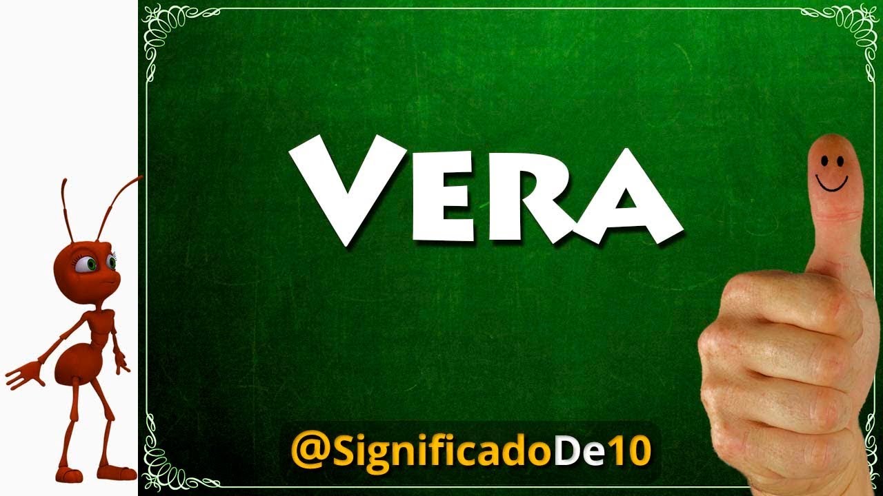 significado del nombre vera en la biblia
