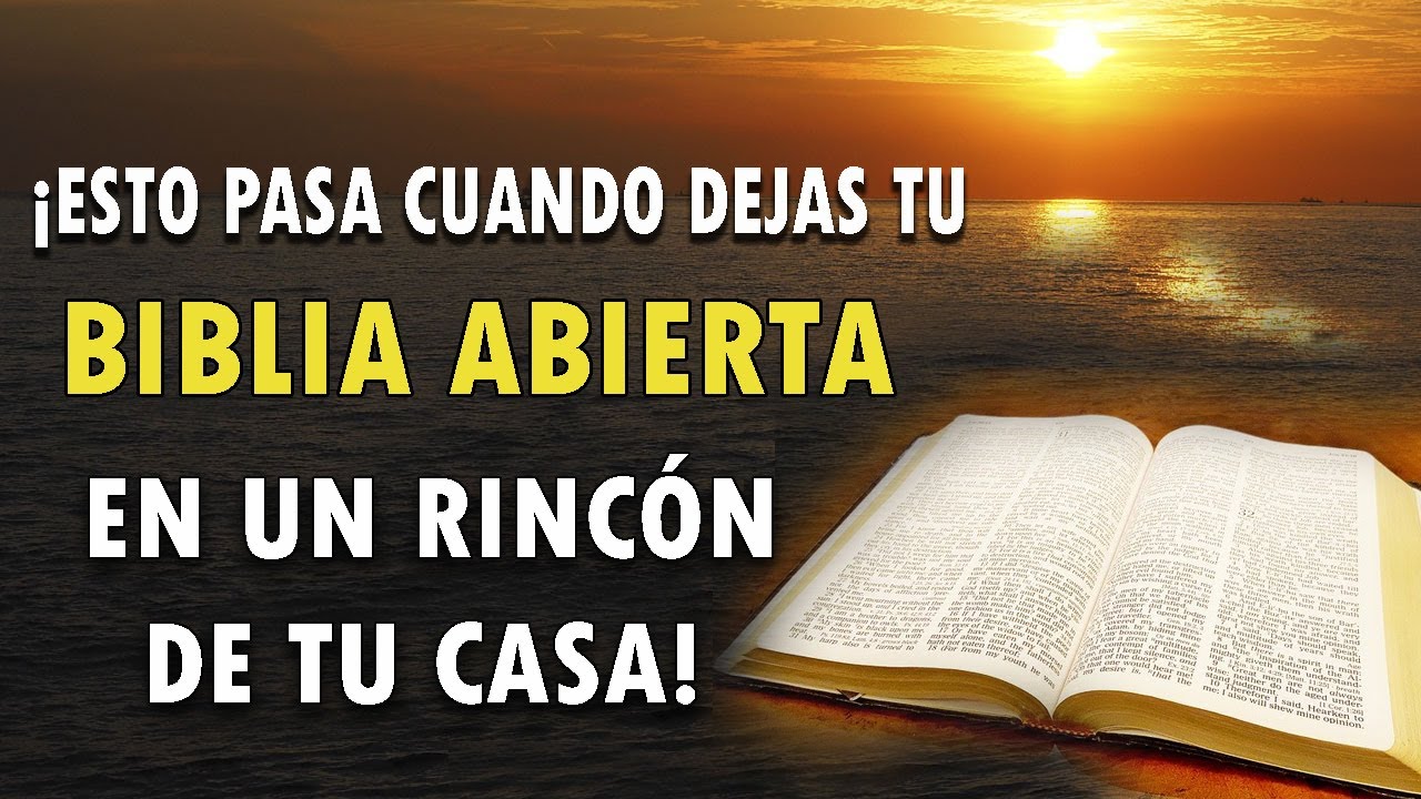 en que pagina se deja abierta la biblia