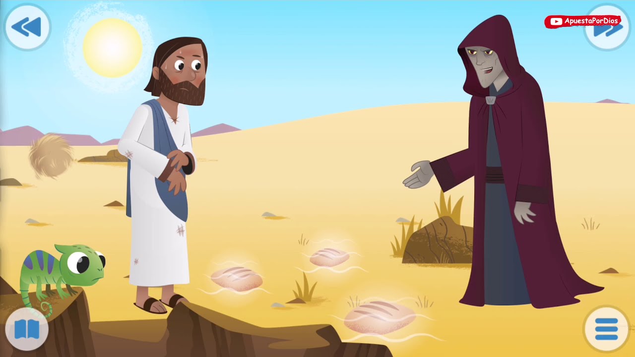 jesus en el desierto biblia
