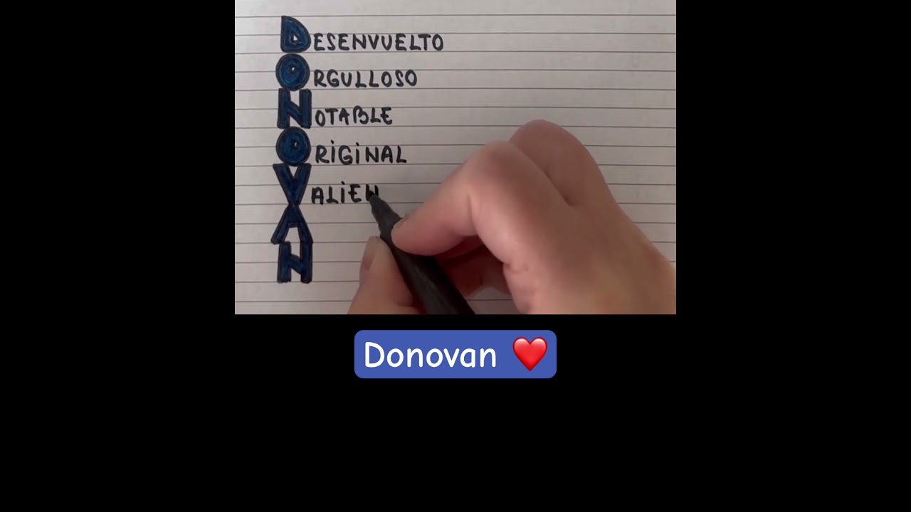 que significa donovan en la biblia