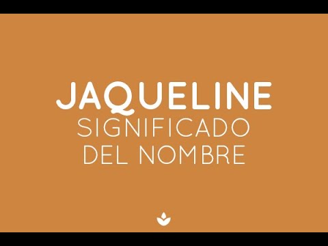 que significa jacqueline en la biblia