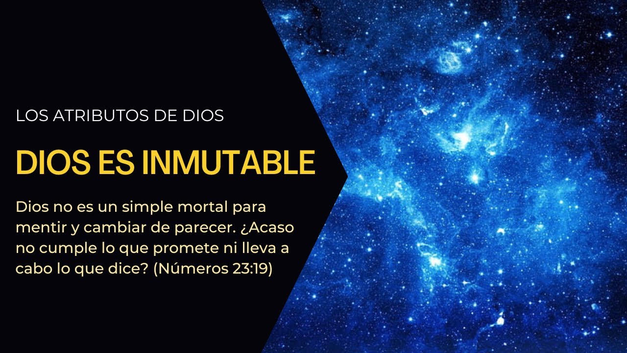 significado de inmutabilidad en la biblia