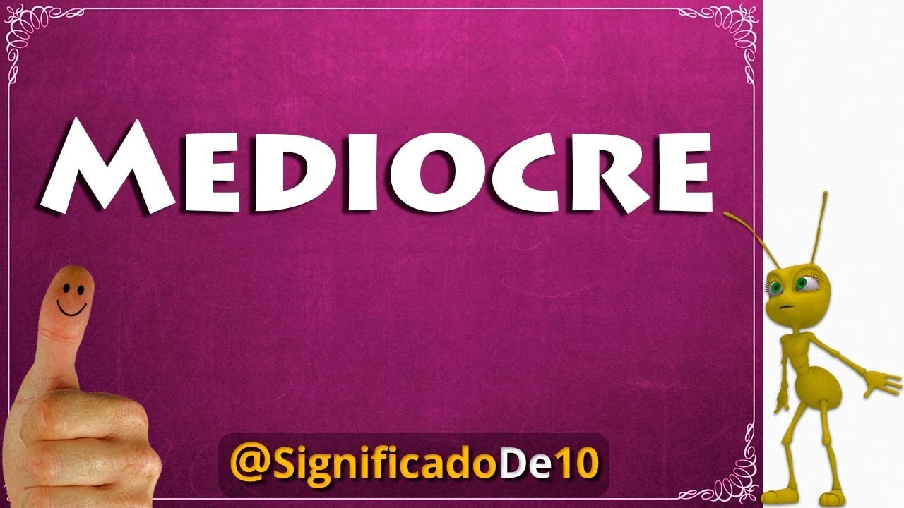 significado de mediocre en la biblia