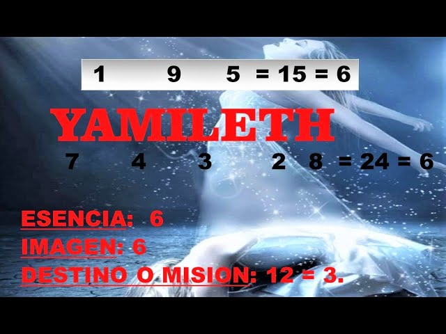 significado de yamileth en la biblia