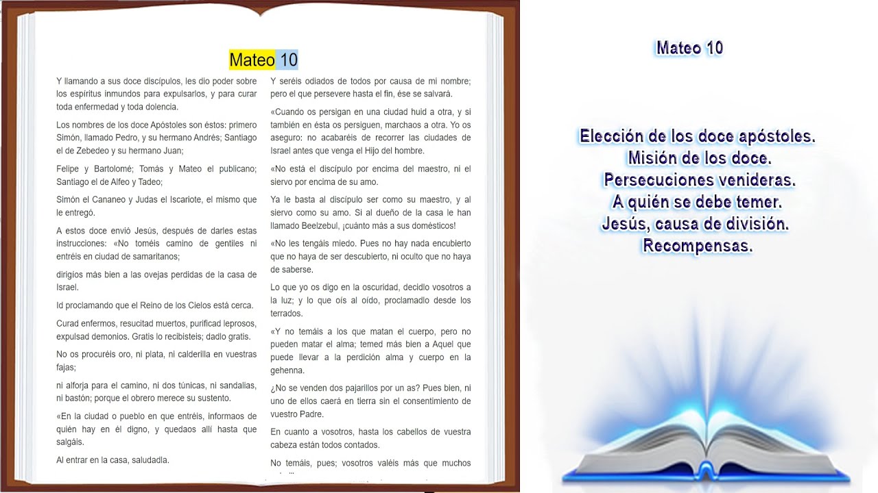 biblia de jerusalen mateo 10