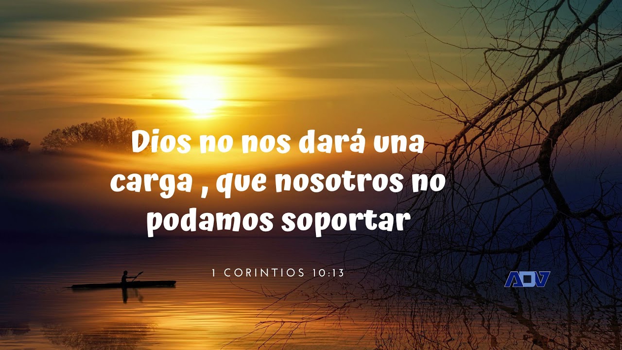 dios no pone cargas que no podamos llevar biblia