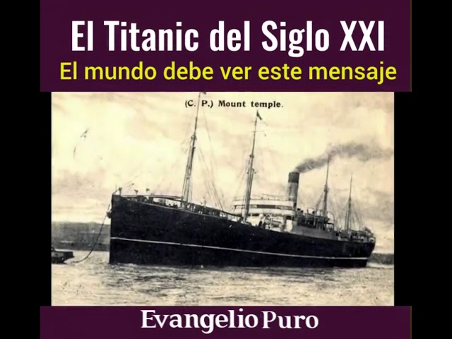 la biblia habla del titanic