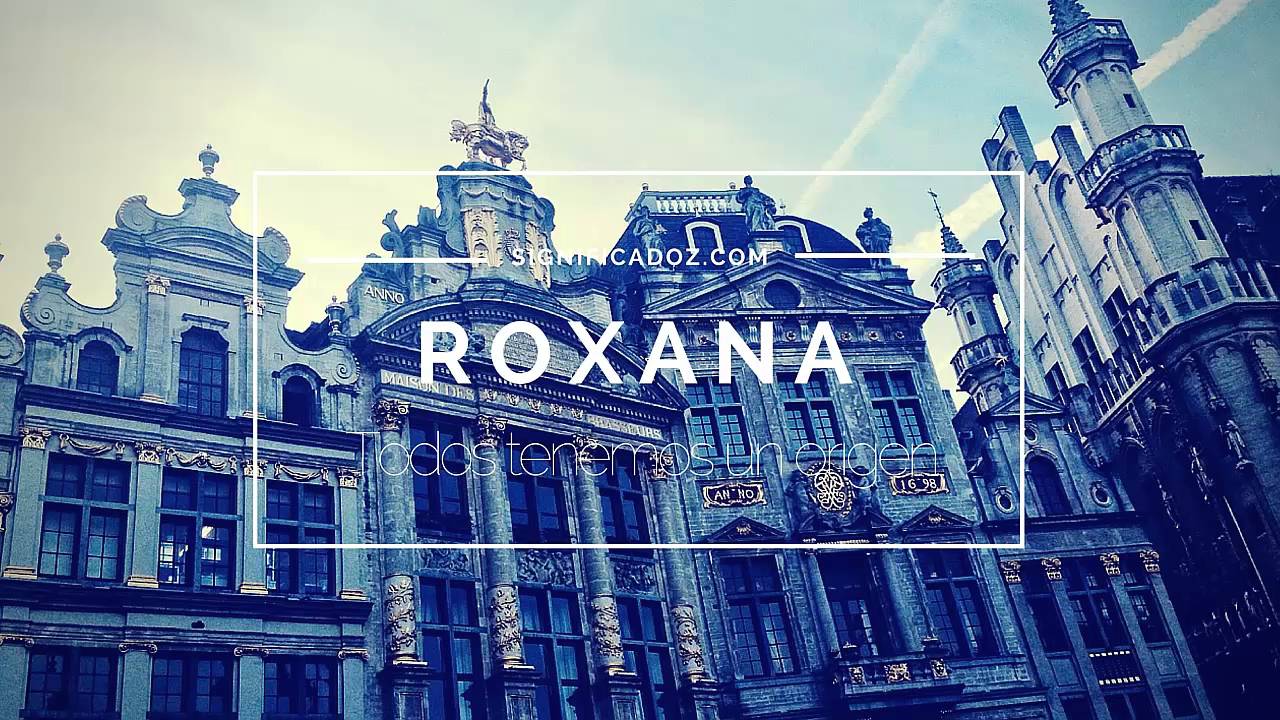 roxana significado en la biblia