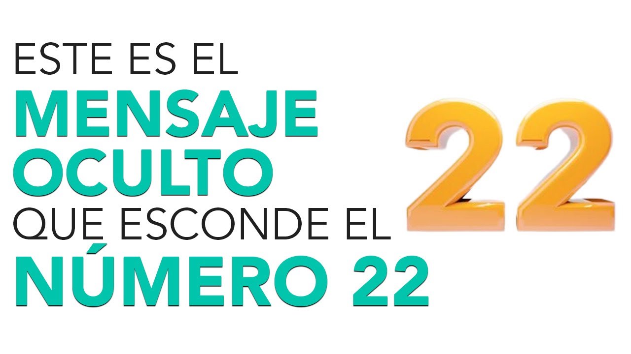 significado numero 22 en la biblia